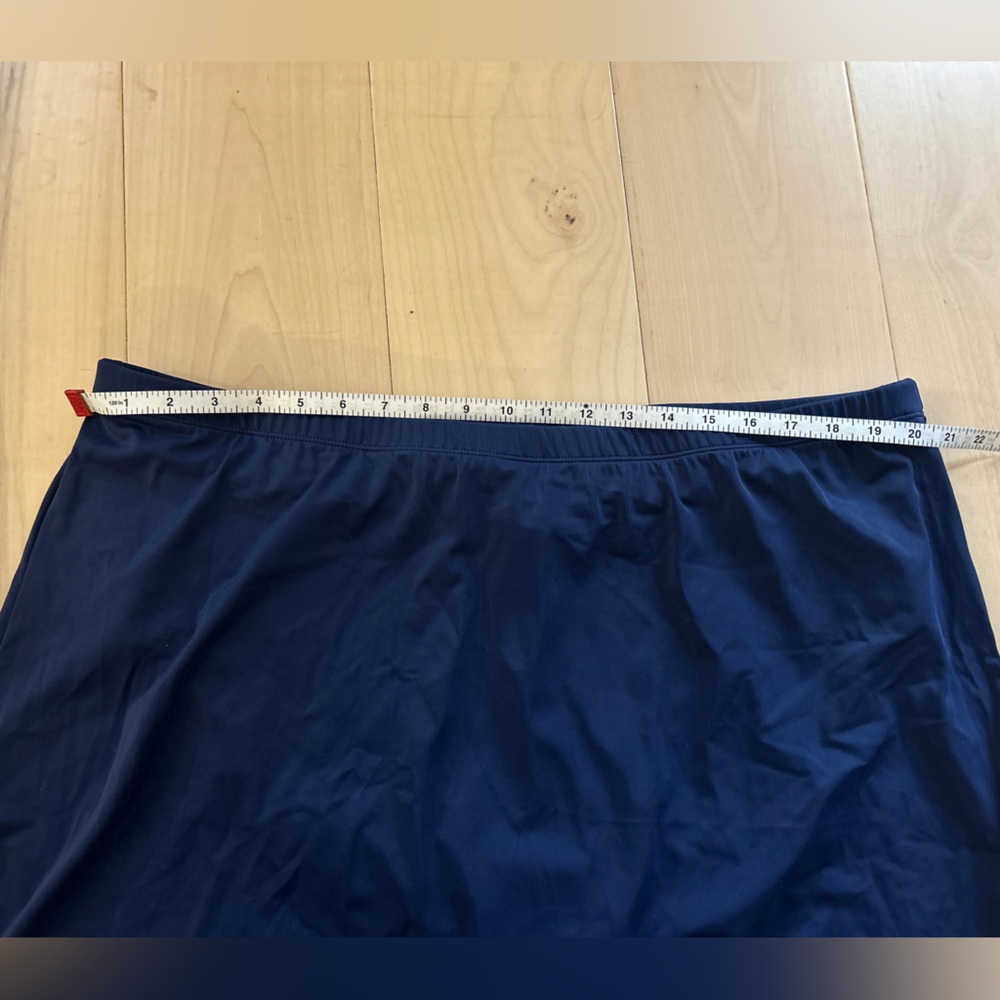 NWOT Swimsuits For All Skirt With Attached Bottoms Navy - Picture 4 of 8